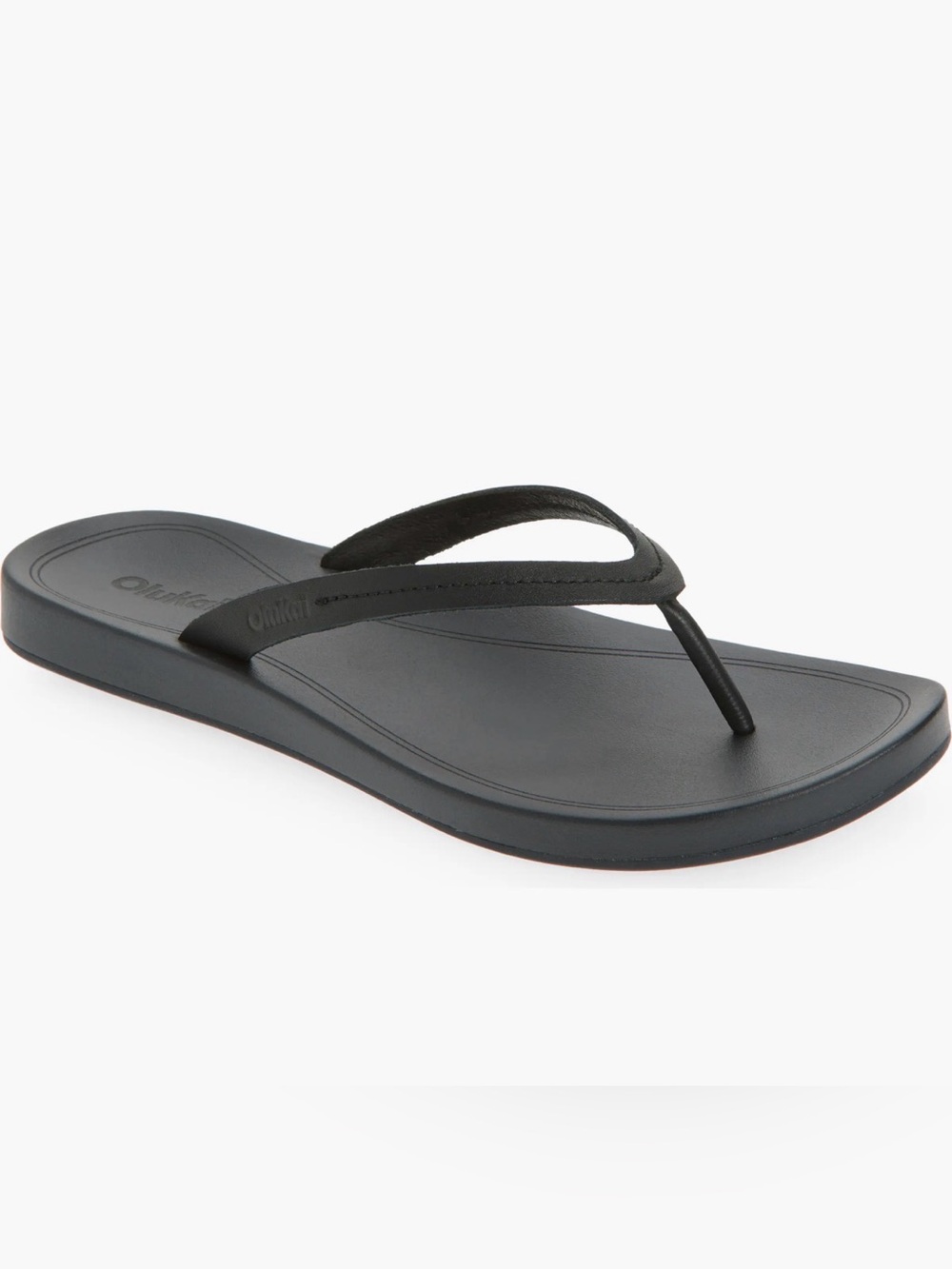 Lalahi Flip Flop Lava Rock OluKai Women $80.00 NEW Size 10 SOLD OUT
